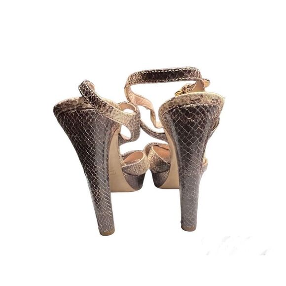 Miu Miu size 38 (US 7) leather animal print platform heels - Picture 3 of 5